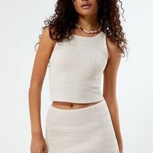 Pacsun LA Hearts Tina Crochet Sweater Tank Top Size Small